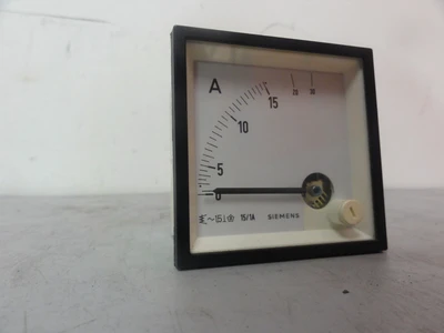 Siemens Ammeter 0-15A