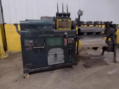 3/8" LEWIS MODEL #8CV WIRE STRAIGHTEN & CUT MACHINE: STOCK 16181