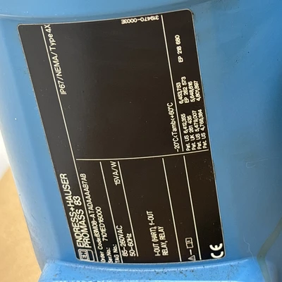 Used Endress+Hauser 83M08-ATADAAAAB7AB Meters - Misc Indiana US | J&J Industrial Supply #1319476