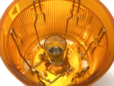 Used WERMA Yellow Permanent Light Element 70mm Diameter 12-230VAC/DC YE Light Source Equipment Michigan US | Maverick Industrial Sales #1402347