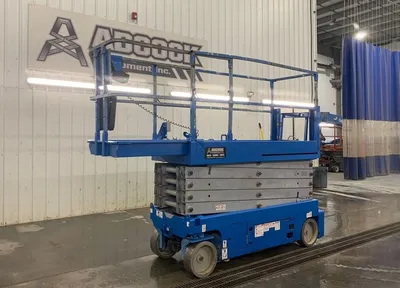 Used 2014 GENIE GS-3232 ELECTRIC SCISSOR LIFT Scissor Lifters Alberta CA | Adcock Equipment #1418026