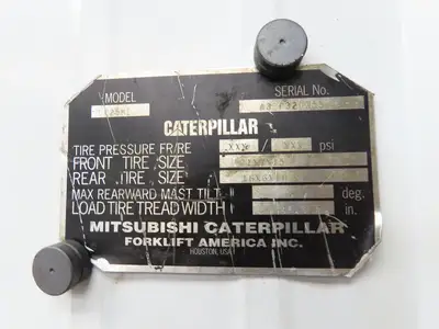 General Electric IC3645SR4W606MC2 Forklift Traction Control Module CAT EC25KE