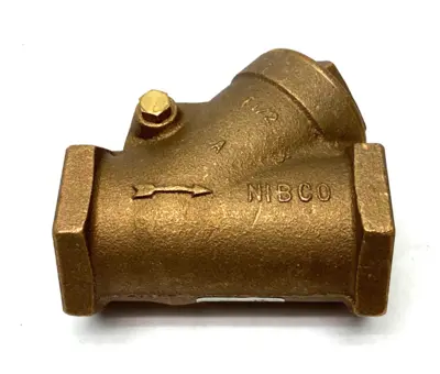 USED NIBCO SWING CHECK VALVE 1-1/2" BRONZE BODY