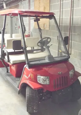 2007 Tomberlin Golf Cart, E-merge, Red, 2 bench seats, 48V