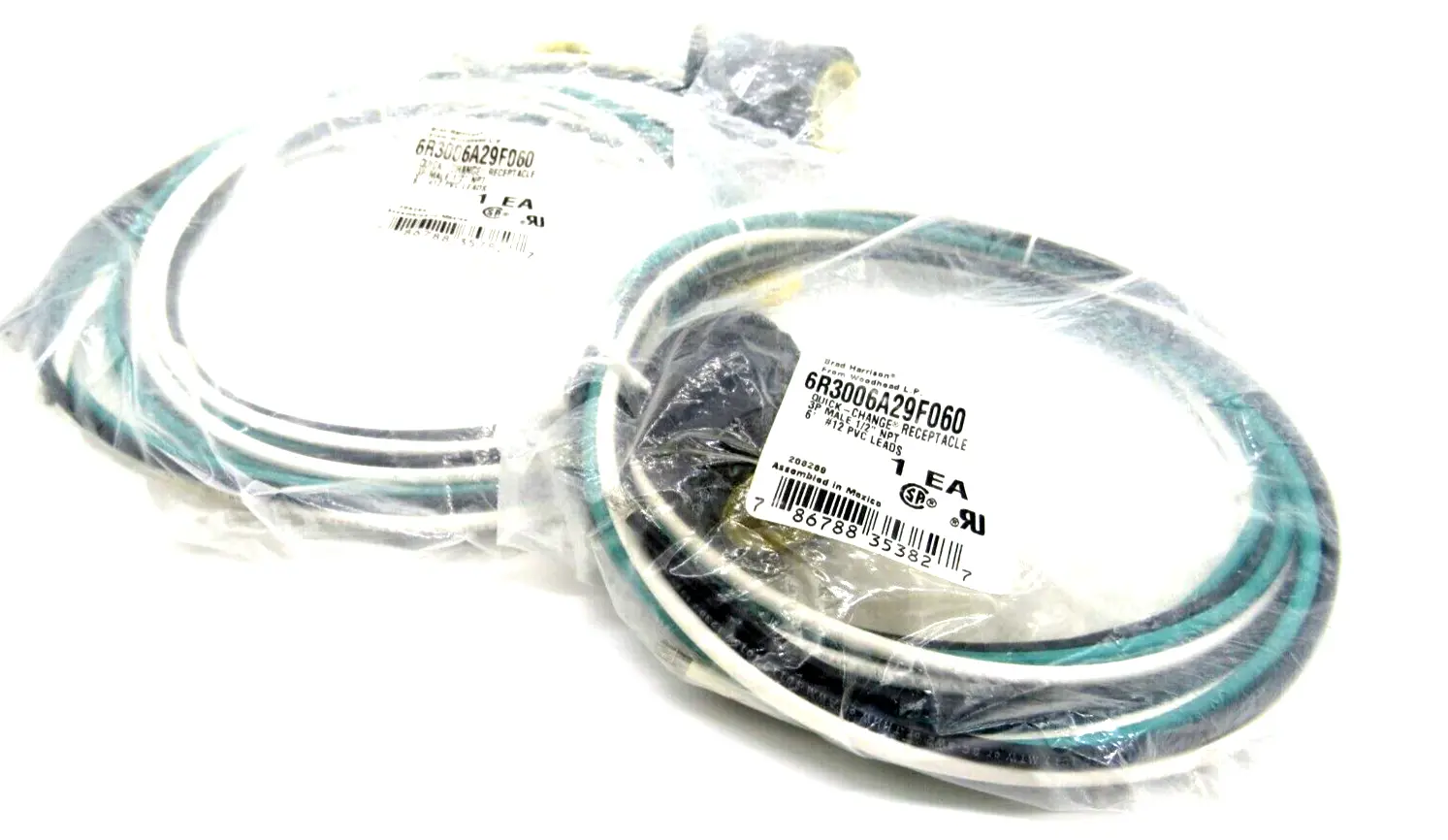 NEW LOT OF 2 MOLEX WOODHEAD 6R3006A29F060 RECEPTACLE