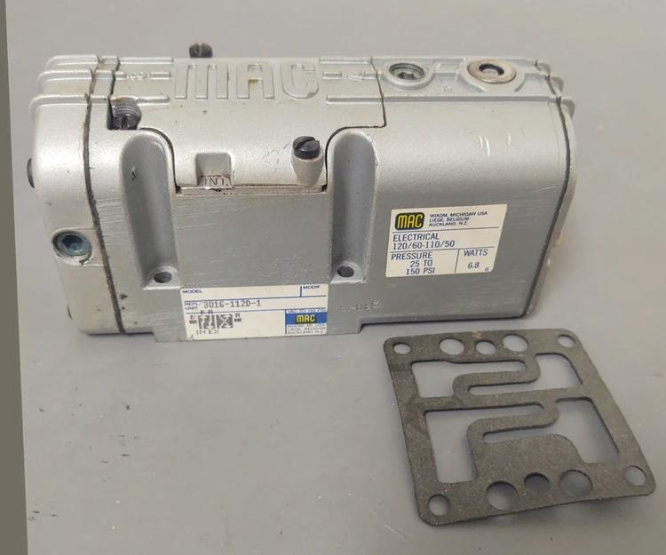 New | in-Stock M·A·C 301G-112D-1 Solenoid Valves | Edwards Industrial Repair #977786