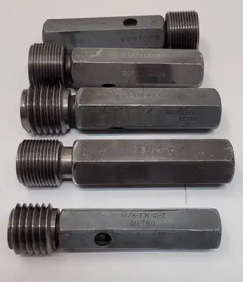 USED TAFT PEIRCE GO/NO GO PLUG GAUGES