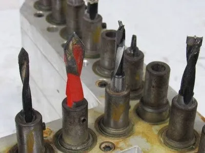 Weeke BP12 22 Position Main Drill Head Tool Holder Assembly From CNC Router