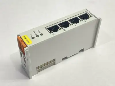 Used Beckhoff EtherCAT Terminal 4-Port Ethernet Switch Communication Interface PLC Ethernet Equipment Michigan US | Maverick Industrial Sales #1391722