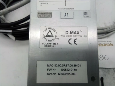 USED FIFE FIFE 200926-001 D-MAX 1 WEB GUIDE CONTROLLER