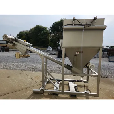 Used Flexicon Combo Bag Dump Weigh Batching and 5" Discharge Conveyor