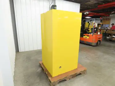 Justrite 896000 Flammable Safety Cabinet 60 Gallon Yellow Flammable Liquid
