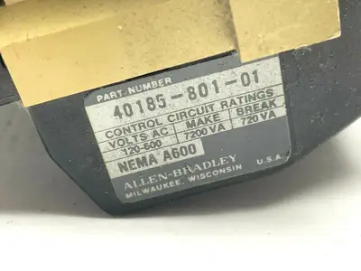 42450-801-01 | Allen Bradley  Armature Assembly Part - Used