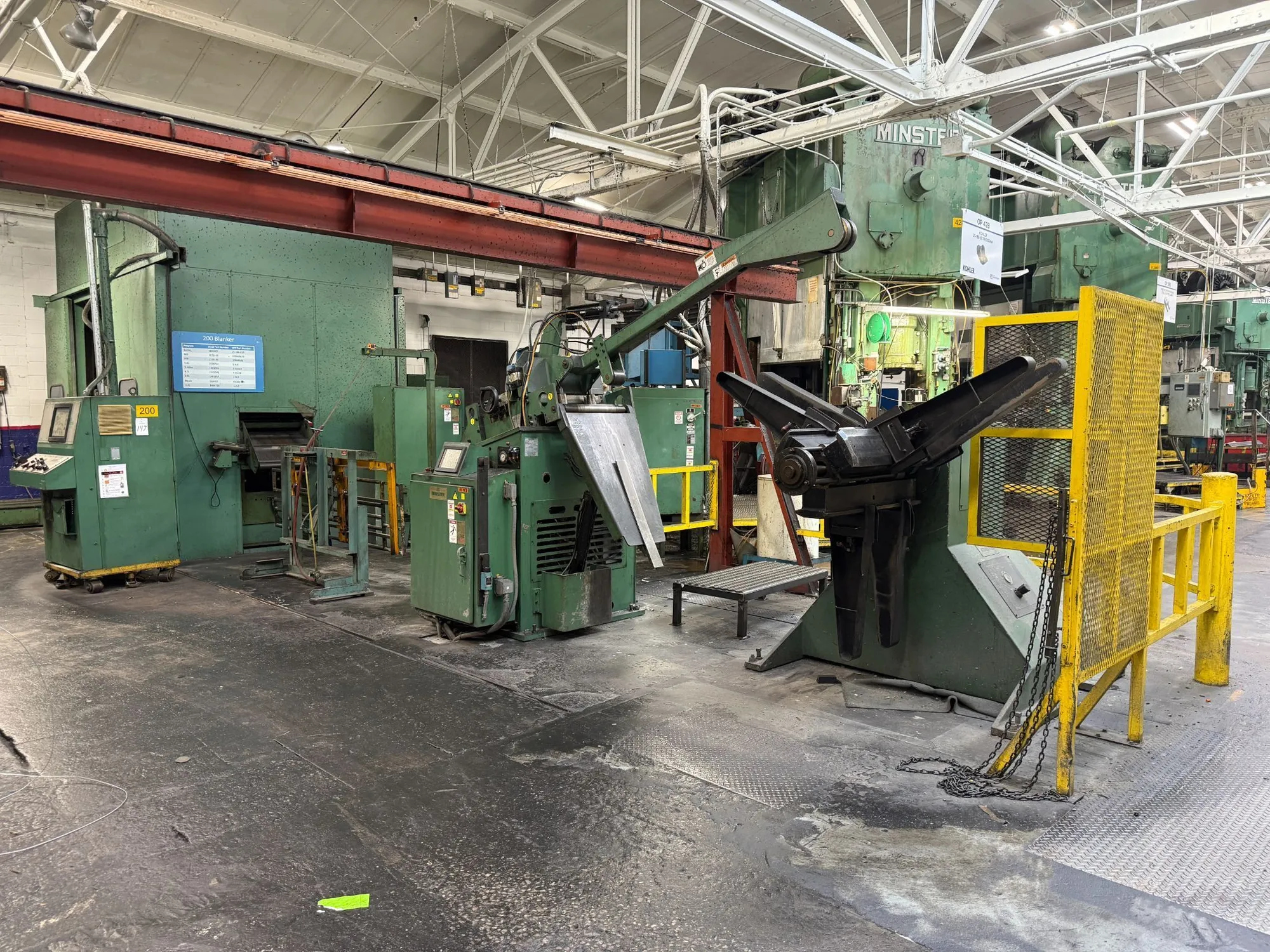 USED 2000 MINSTER MRH10-26S / MSH20-20-7 / MEMF5-20S