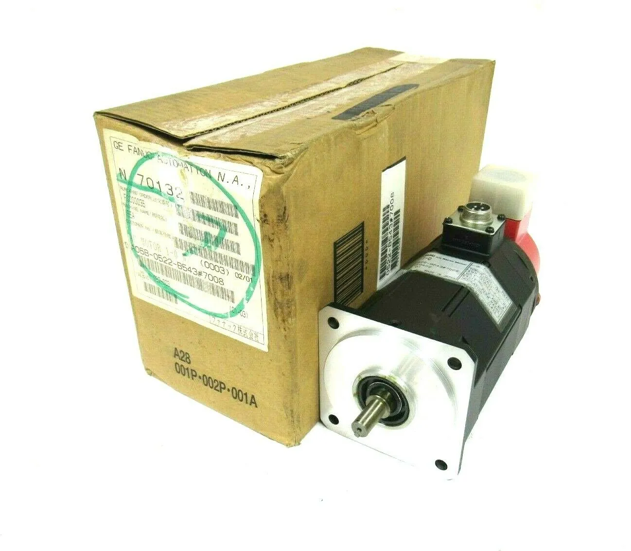 NEW FANUC A06B-0522-B543#7008 SERVO MOTOR A06B0522B5437008 3000P A290-0521-V543