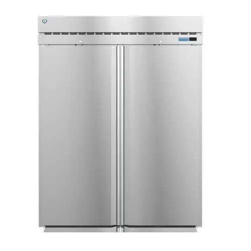 Hoshizaki RT2A-FS-FS Steelheart 68" Two Section Roll Thru Refrigerator - (4) Left/Right Hinge Solid Doors, 115v