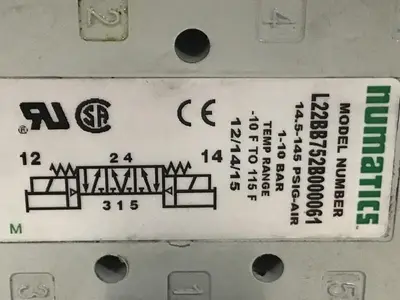 USED NUMATICS L22BB752B000061