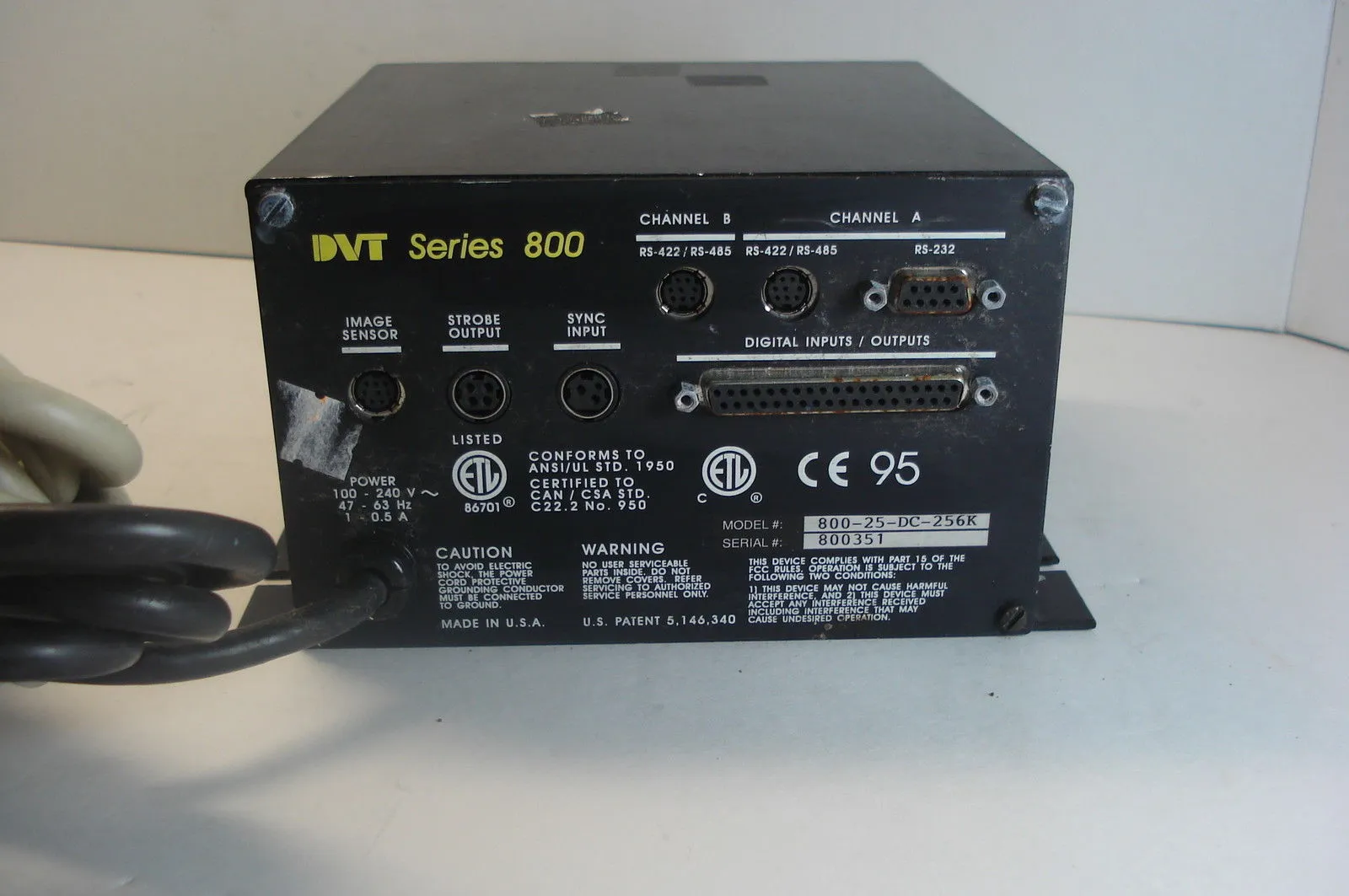USED DVT SERIES 800-25-DC-256K