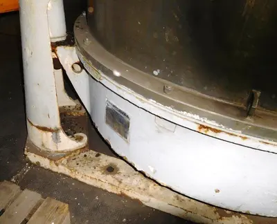 Alfa-Laval PAZ 1250C perforate basket centrifuge, 316SS.