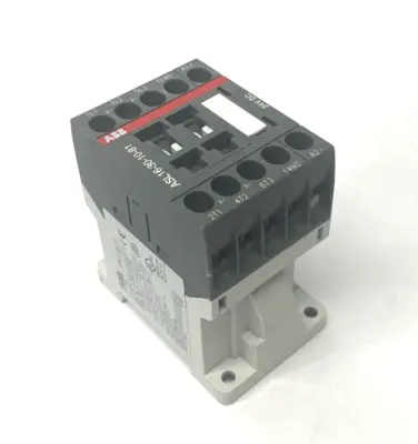 Used ABB 3-Phase Motor Contactor 24VDC 3-Pole PLC Contactors Michigan US | Maverick Industrial Sales #1392653