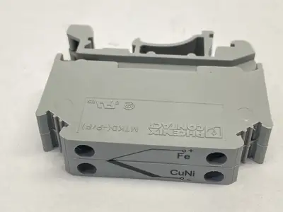 USED PHOENIX CONTACT THERMOELECTRIC VOLTAGE TERMINAL BLOCK PAIR 3100046