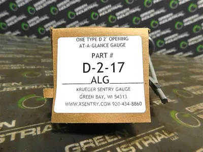 Krueger Sentry D-2-17 Krueger Sentry Gauge Type D 2" Opening 17" Depth Tank New NIB