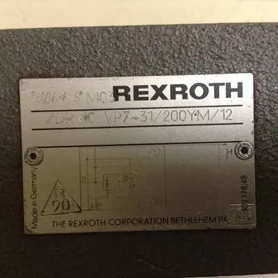 Used REXROTH ZDR10VP731200YM12 Valves/Fittings Michigan US | Ideal Machinery #1266056