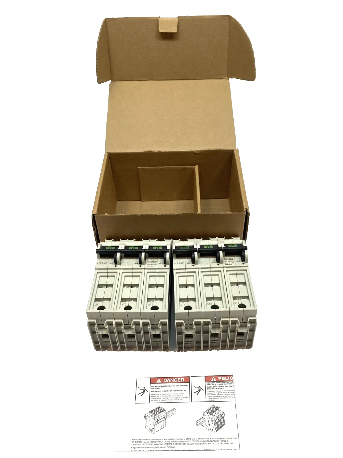 USED EATON BUSSMANN CUBEFUSE FUSIBLE DISCONNECT 60A 600V 3-POLE BOX OF 2