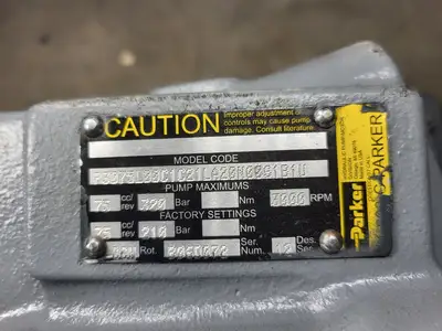 Used PARKER P3075L00C1C21LA20N00S1B1U Parts (Hydraulics and Pneumatics) British Columbia CA | Lenmark #264566