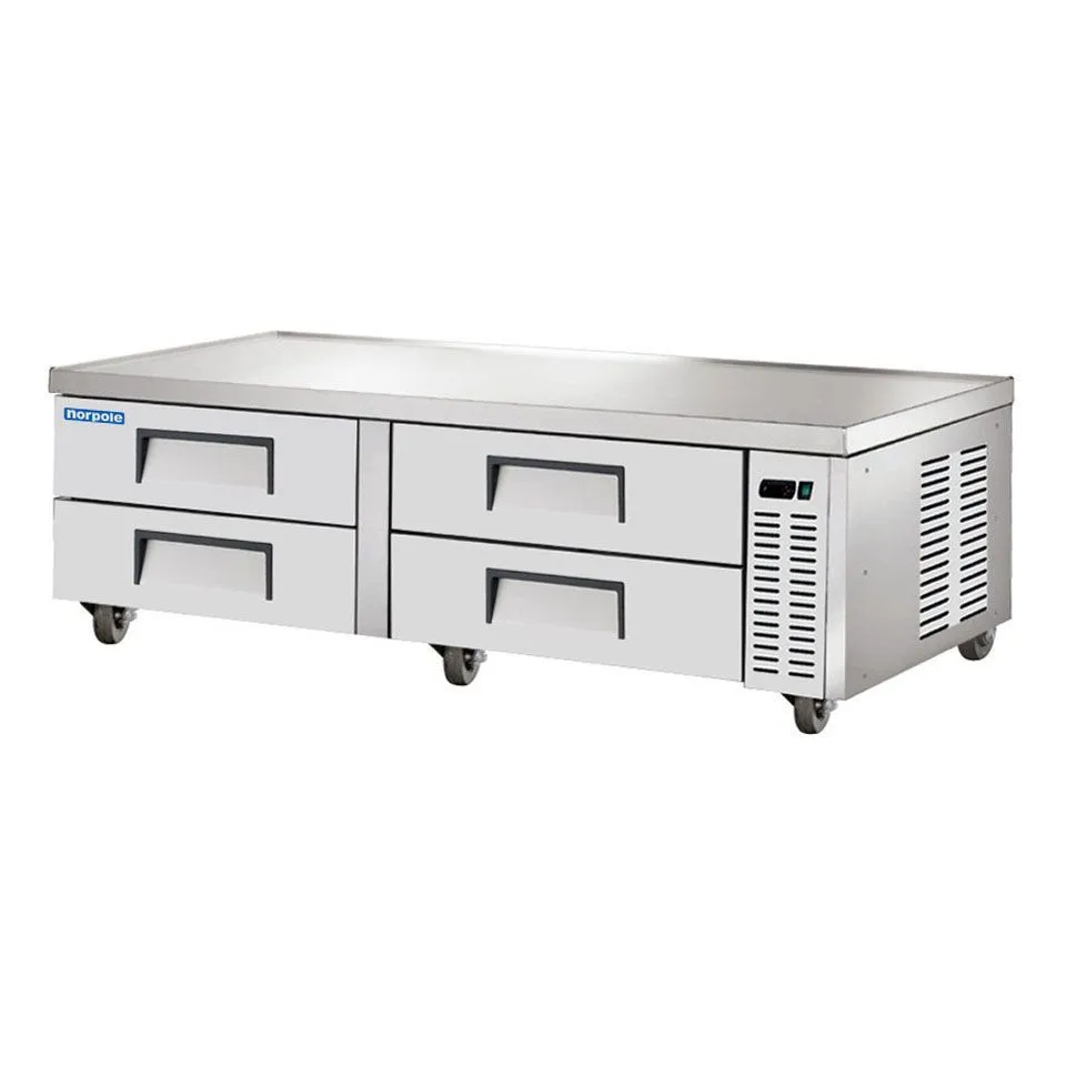 126-0038 Norpole NPCB-72 72" Self Contained Refrigerated Chef Base Cooler