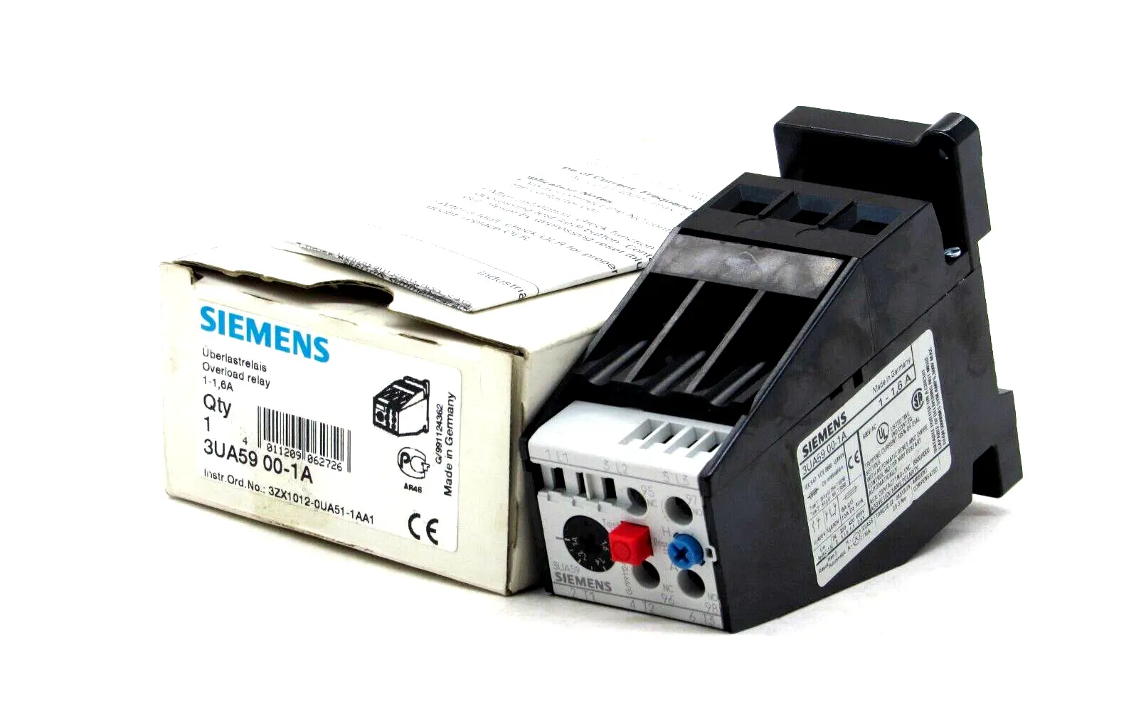 NEW SIEMENS 3UA5900-1A SOLID STATE OVERLOAD RELAY 3UA59001A