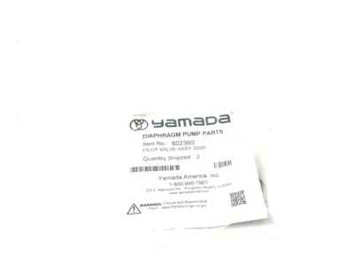NEW YAMADA PILOT VALVE ASSEMBLY 20/25