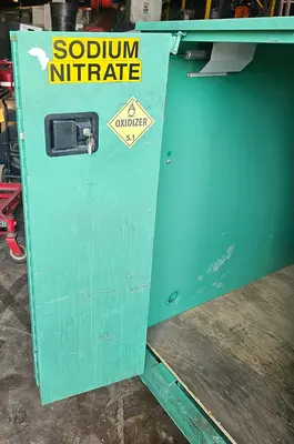 Used SECURALL 55 GALLON DRUM CABINET Safety Equipment Wisconsin US | Lemke Machinery Sales #1354129