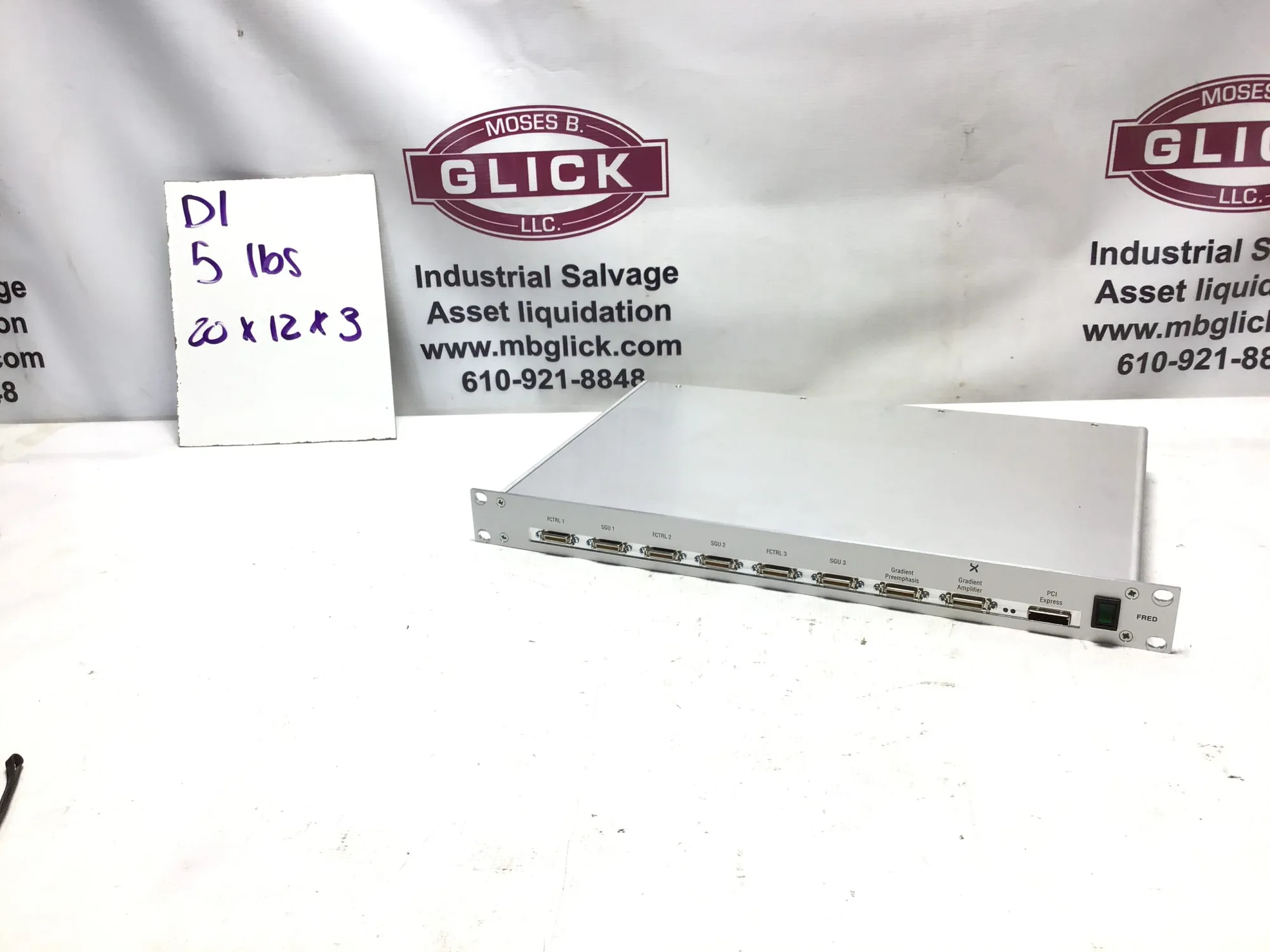Bruker FRED H122608 Biospin  Frequency Deputy Unit