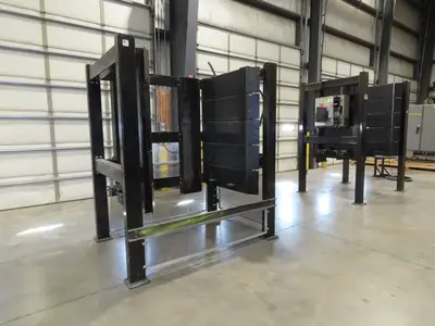 42"W x 48-50"L Pallet Feeder Dispenser for Robot Palletizer Conveyor 90"H
