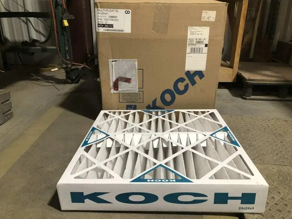 KOCH Multi-Pleat XL 102-700-031 Air Filter 24″ X 24″ X 4″ -NIB of 6