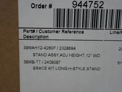 Dorner Manufacturing Corporation  Assembly Stand And Brace Kit