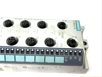 USED SIEMENS SIMATIC DP ET200ECO PN I/O MODULE 8DI, DC24V, 8XM12