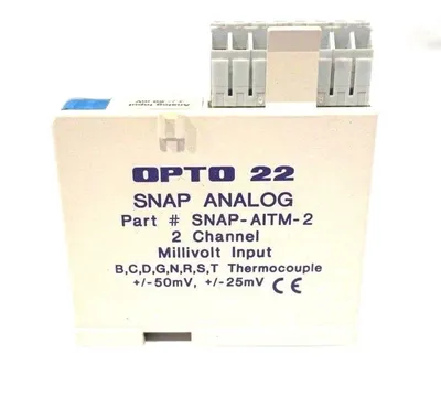 NEW OPTO 22 SNAP-AITM-2 MILLIVOLT INPUT MODULE SNAPAITM2