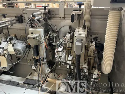 USED 2003 BIESSE STREAM B1 9.0 EDGEBANDER WITH DOUCET RETURN CONVEYOR