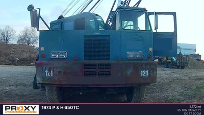 Used 1974 P & H 650TC Truck-Mounted Cranes Ohio US | Proxy Equipment #1377889