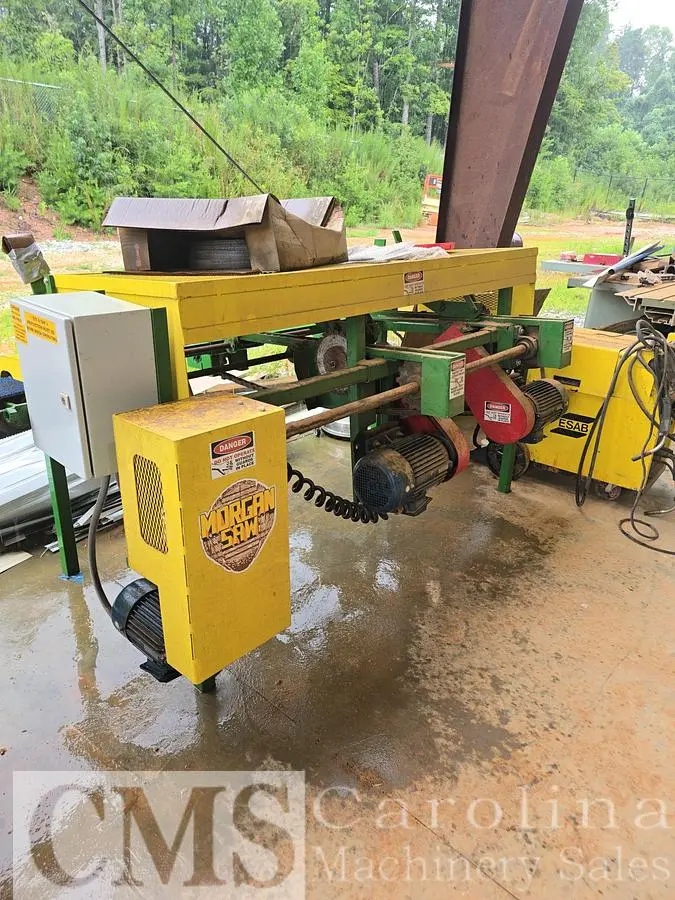 USED MORGAN DOUBLE END TRIM SAW