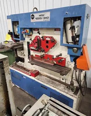 110 TON MUBEA HIW 1000/340 HYDRAULIC IRONWORKER