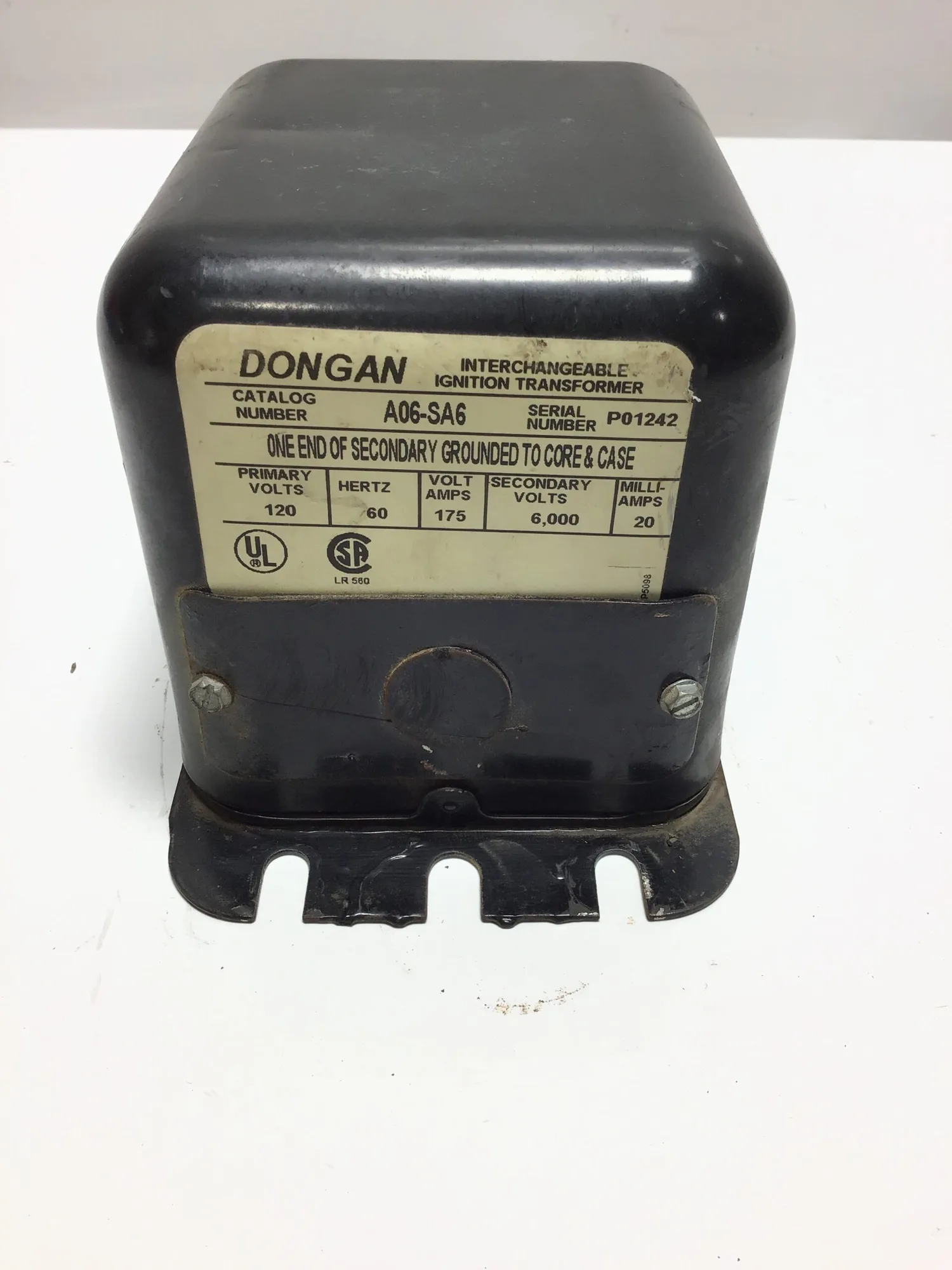 Dongan A06-SA6 Interchangeable Ignition Transformer