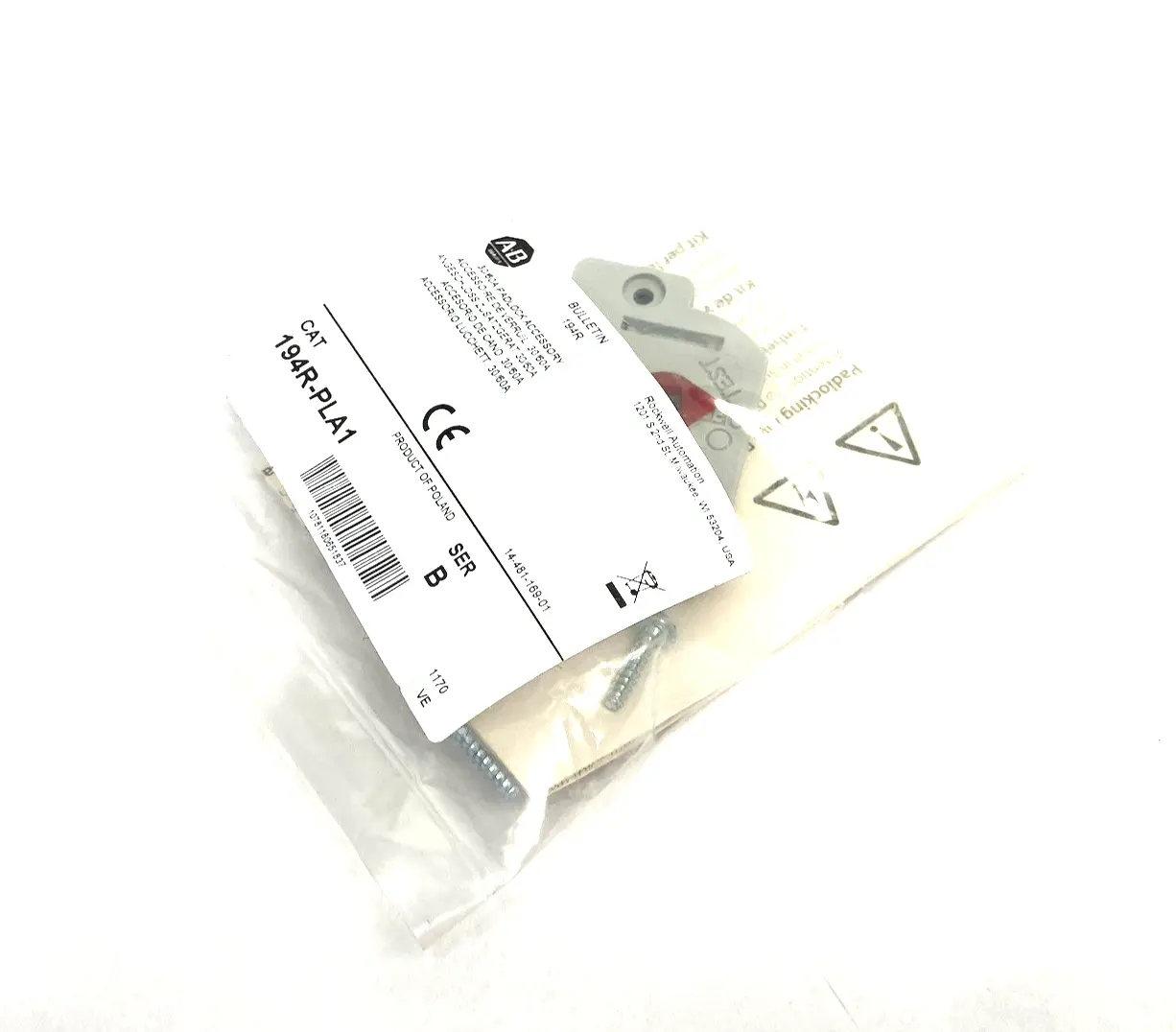 NEW ALLEN-BRADLEY SER. B PADLOCK ACCESSORY 30/60A