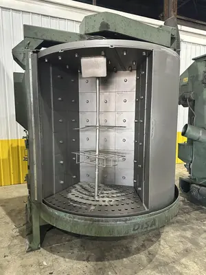 36" X 72" GOFF MODEL #3672D SPINNER HANGER SHOT BLAST CLEANING SYSTEM, NEW 2006: STOCK #22470