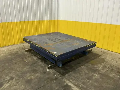78" X 96" HYDRAULIC SCISSOR LIFT TABLE: YOBRO #24596