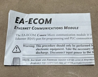 NEW AutomationDirect EA-ECOM