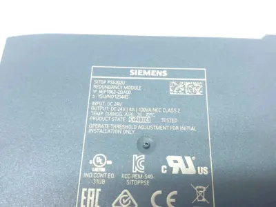 New | in-Stock SIEMENS SITOP PSE202U REDUNDANCY MODULE CLASS 2 24VDC Industrial Controls | Maverick Industrial Sales #1104526