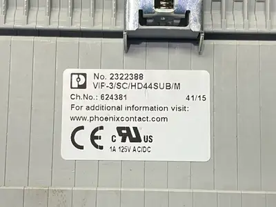 USED PHOENIX CONTACT TERMINAL BOARD MODULE 2322388